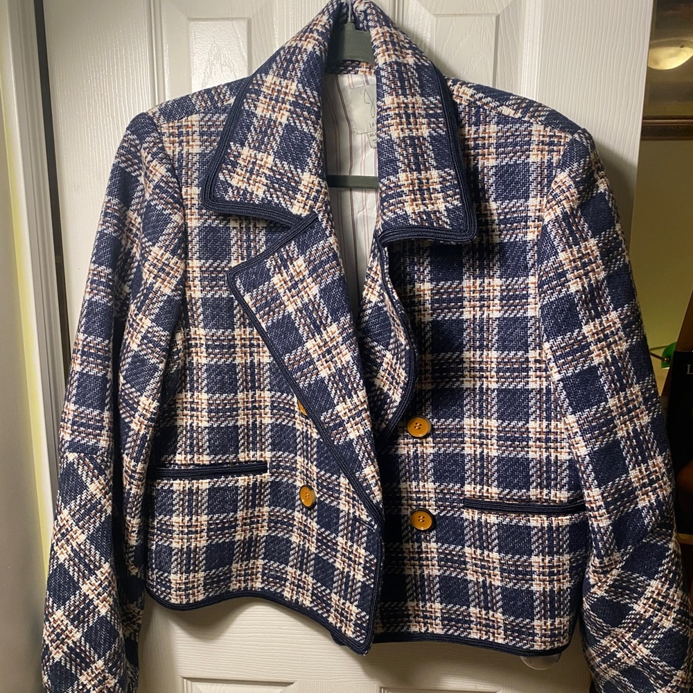 Harry Styles Blue Plaid Jacket